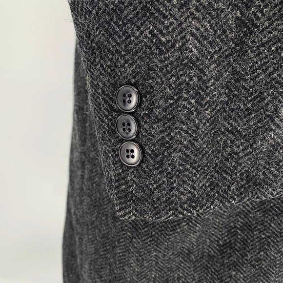 YSL Saint Laurent Wool Long Trench Coat Vintage - Picture 4 of 7